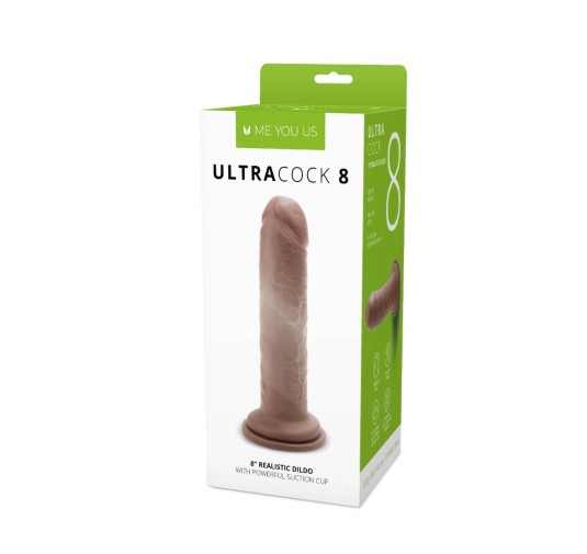 Realistyczny silikonowy penis z przyssawką 20,5 cm